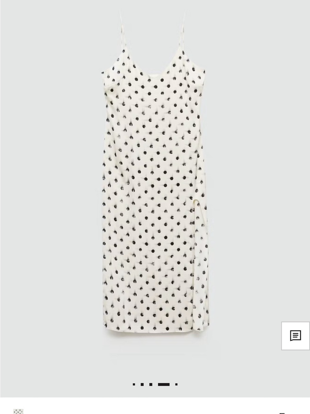 MANGO PRINTED CUT-OUT DETAIL DRESS - Picture 6 of 8